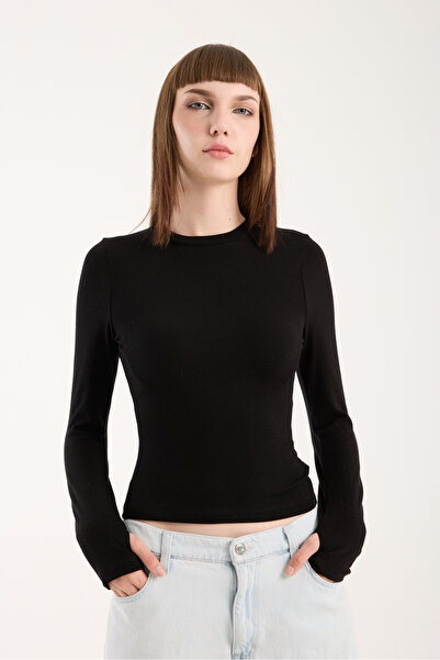 Gugus Women's Modal/Viscose Fabric Circular Neckline Body with Open Toes