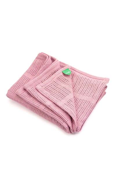 Moon Organic Cellular Blanket 75 X 100 Cm For 0 Months And Above Pink