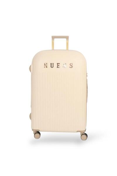 nuess Travel bag set - 5 pieces, including 3 trolley bags and 2 makeup bags - with flexible covers - and a fixed digital lock