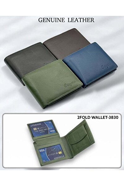 LEATHERWORLD Leather Master 4PCS Combo - Genuine Leather 2Fold Wallets for Men - Premium Bifold Wallet