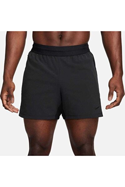 Nike Siyah Erkek Lastikli Bel Normal Kalıp Şort FN3002-010 NK DF FLX REP 4.0 5IN