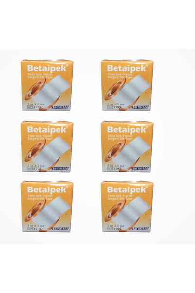 Beta İpek Flaster 5cm x 5m - 6 Adet