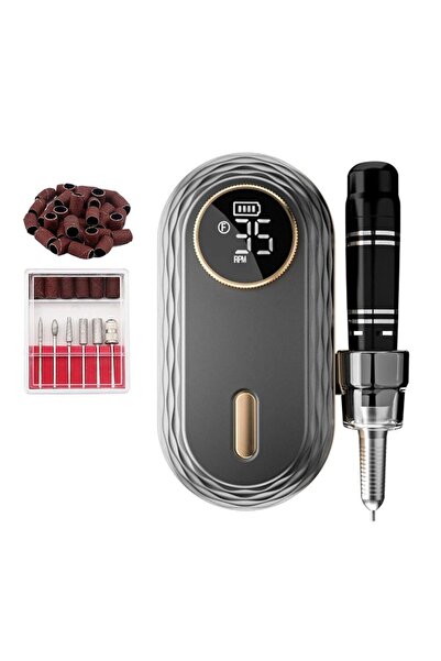 global fashion مثقاب أظافر لاسلكي ZF433 بسرعة 35,000 دورة في الدقيقة - جهاز إ...