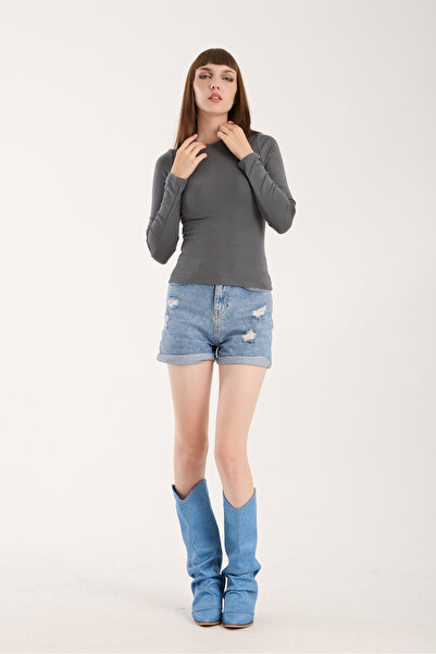 winmoda Finger-Inserted Long Sleeve Body - Long Sleeve Body with Cycling Neck Lycra