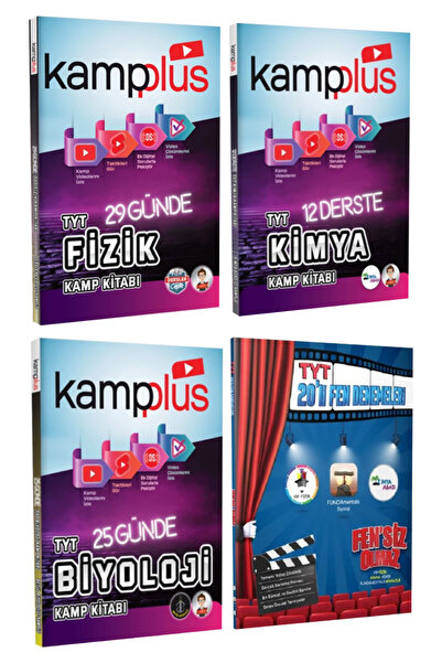 Tonguç Yayınları Kamp Plus TYT 29 Günde Fizik - Kimya - Biyoloji Kamp Kitabı+...