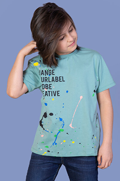 Toontoy Αγόρι - Μπλουζάκι Spray με τύπωμα