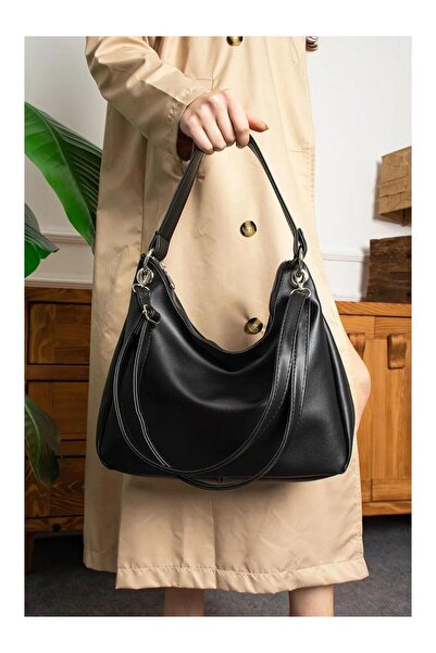 Daj Company Γυναικεία τσάντα χεριού και ώμου από μαλακό δέρμα κλασικού μοντέλ...