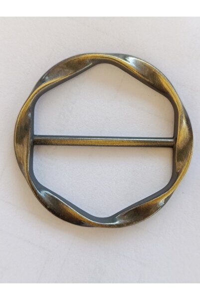 chibi Eskitme Bronz renk metal Yuvarlak Kıvrımlı tasarım Tişört, Şal, Fular, ...