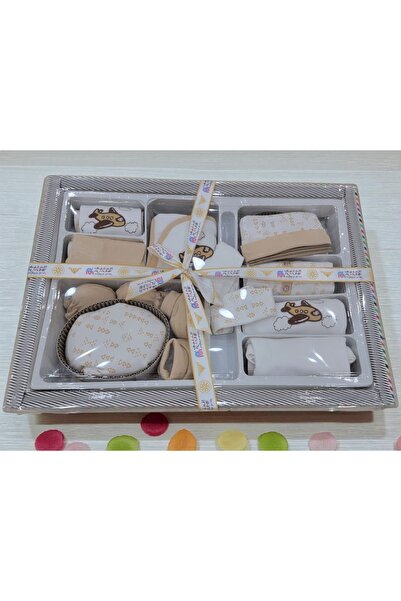 ALMUNIF Cute 12-piece newborn baby bodysuit set in three colors