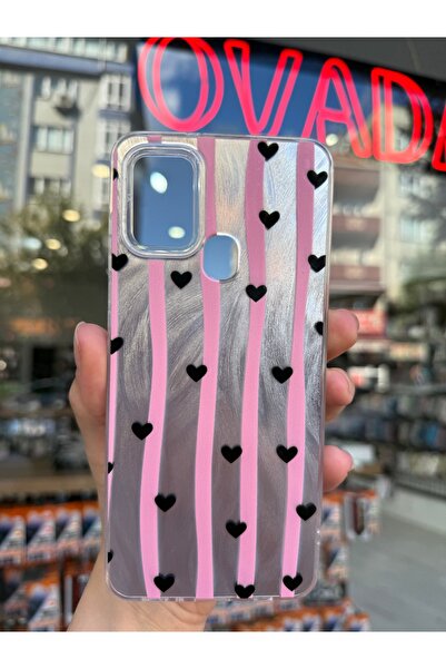 OVADA SAMSUNG GALAXY A21S Uyumlu Kamera Koruma Çıkıntılı VS Model Baskılı Premium Kılıf