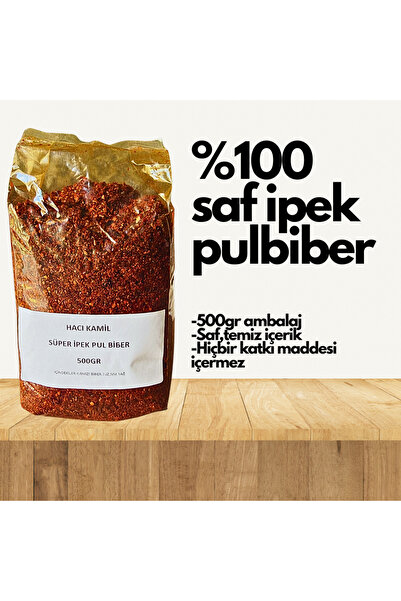 Haci Kamil SÜPER SAF İPEK PUL BİBER 500GR