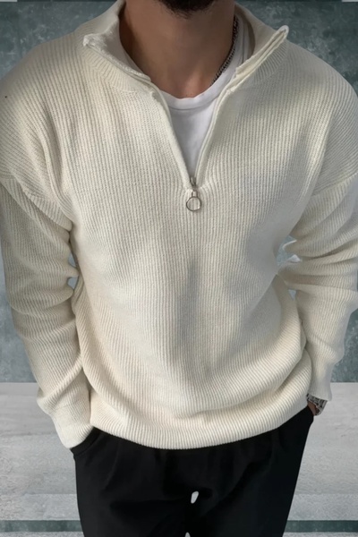 Malerind Knitwear Sweater Stand Collar
