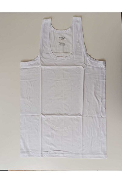Tan Yıldız Tan Soft Class 100% Combed Cotton White Men's Undershirt
