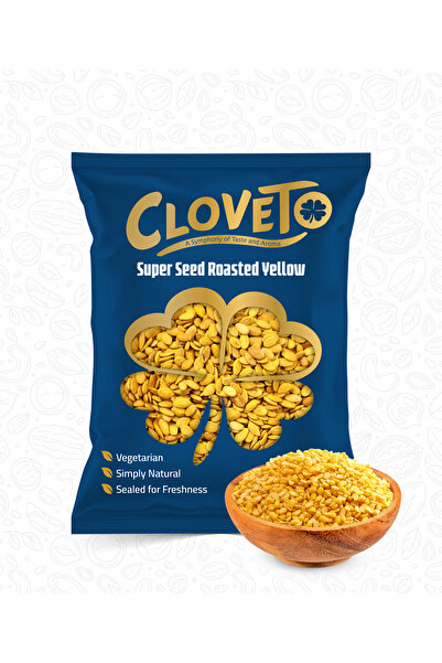 cloveto بذور صفراء محمصة سوبر 250 جرام، مقرمشة، مغذية، غنية بالبروتين لوجبة خ...