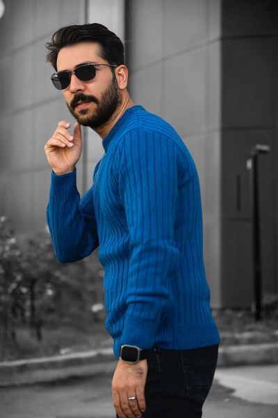 BİRBEYSTORE Crew Neck Knitwear Sweater