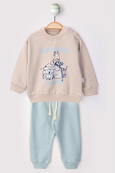 baby flamindo Printed 2-Ply Baby Set