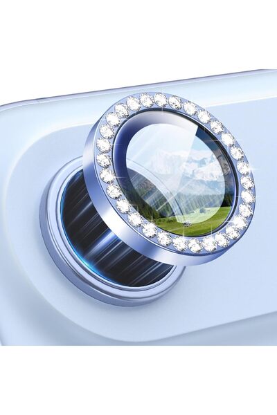 EDELFU iPhone 17 Air Stone Camera Lens Protector |   9H Hardness, Flashy Scratch-Resistant Camera Protection