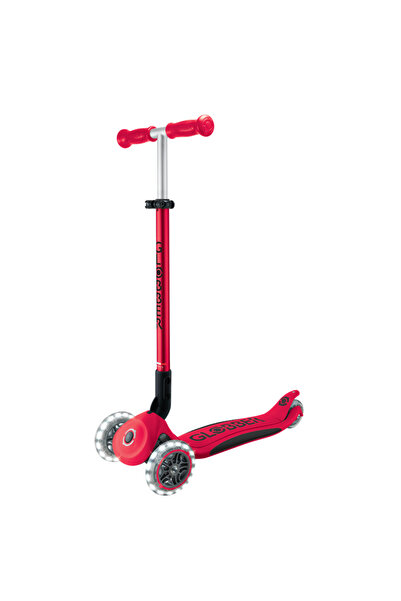 Globber سكوتر Elite Lights القابل للطي للأطفال بثلاث عجلات - سكوتر ركل قابل ل...