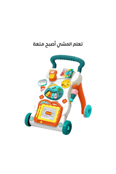 Generica Educational Baby Walker with Musical Toys – For Safe Walking and Play