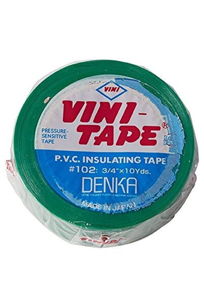 Generic شريط عزل كهربائي من فيني - ١٠ قطع (أخضر)