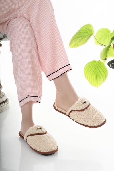 Modafırsat Γυναικείες παντόφλες εσωτερικού χώρου, βελούδινες που πλένονται, με επένδυση από μαλλί, παντόφλες από γούνα, πακέτο προσφοράς για επισκέπτες, παντόφλες νύφης