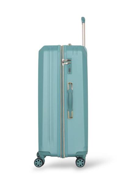 DİMA Dabsh Bride Travel Bag Set - 5 pieces, including 3 trolley bags and 2 makeup bags - with double covers - and an expansion zipper