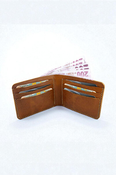 Leather Cy Eternum Tan Genuine Leather Handmade Wallet Name Engraving Included