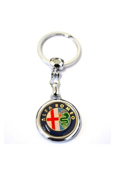 Valuci Auto Round Keychain ALFA ROMEO