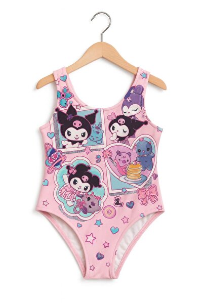 RAPAPA Kuromi Printed Girls' Swimsuit - 555-P