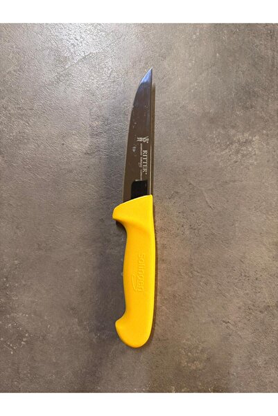 PDESİGN P-DESİGN Solingen Rıtter 13 CM Kasap Bıçağı SARI RENK