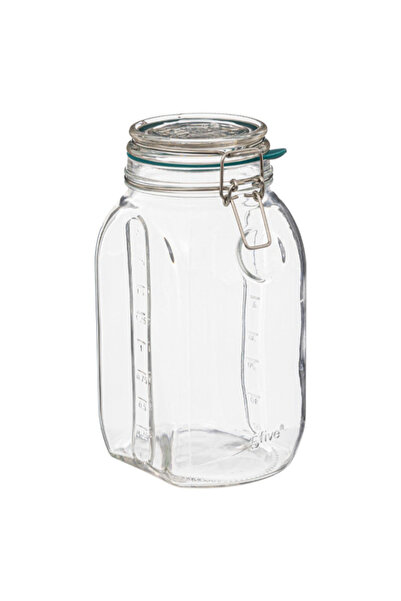 Five Simply Smart Jarro Glass Jar with Clip Closure 2 Liter