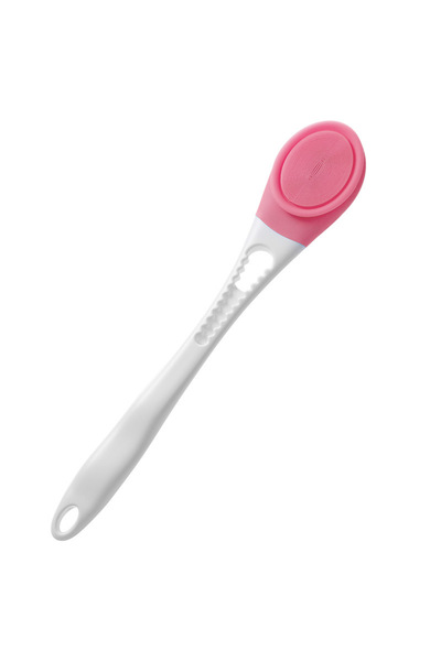 OEM Sonic Vibration Shower Brush – Silicone, Long Handle, Waterproof, USB