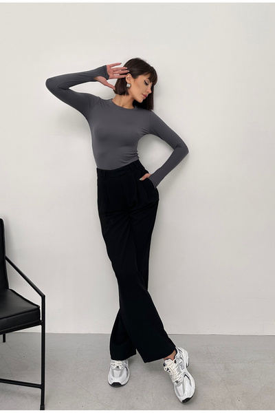 New Now Modal Fabric Finger Pass Long Sleeve Body
