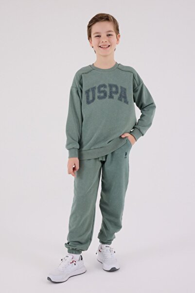 U.S. Polo Assn. 4-15 Years Old Licensed Us Polo Assn Boys Team-Khaki