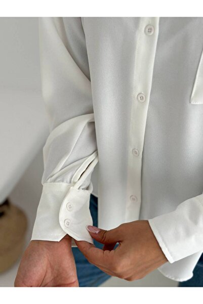 Noa Noa Cămașă oversize cu un singur buzunar