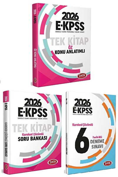 Genel Markalar 2026 EKPSS Konu Anlatımlı + Soru Bankası + 6 Deneme 3 lü Set