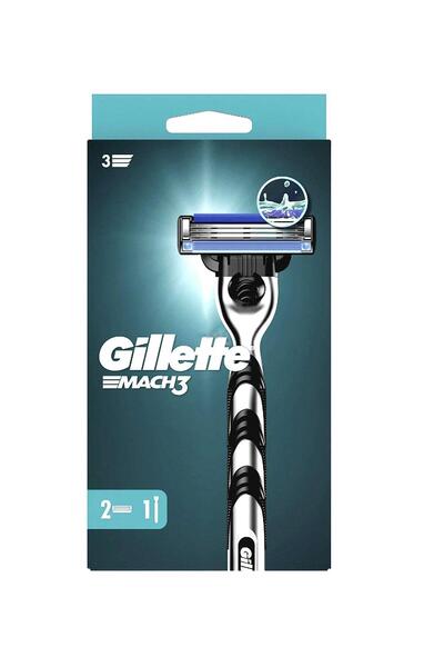 levent Mach 3 Shaver + 2 Spare Blades