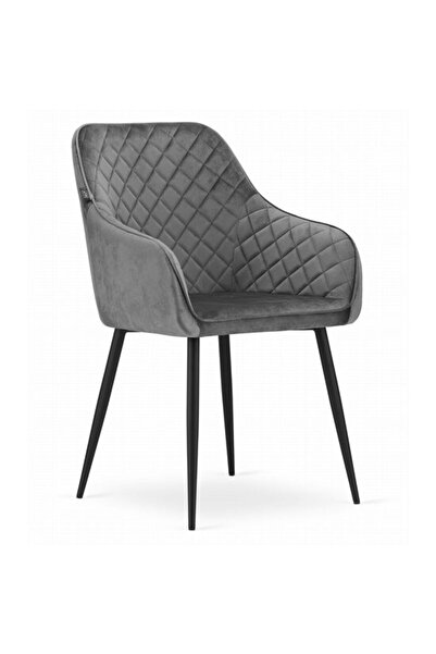 Avex Καρέκλα κουζίνας/σαλονιού σε στιλ πολυθρόνας, Artool, Nougat, βελούδο, μ...