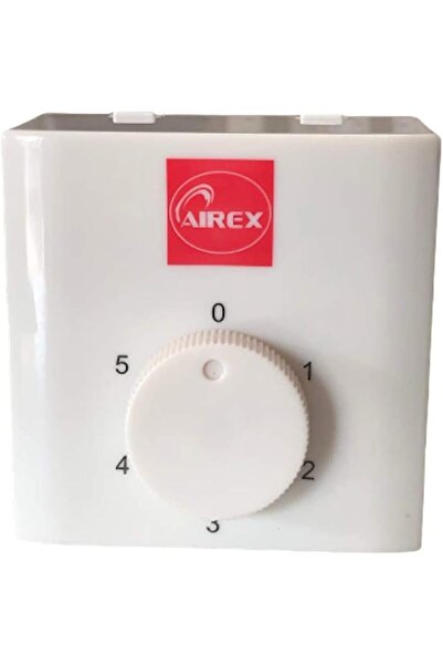 Generic منظم سرعة مروحة السقف Airex ذو الخمس خطوات (أبيض)