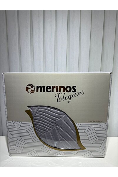 Merinos ELEGANS EMBOS GRİ ДВОМІСНЕ КОВДРА