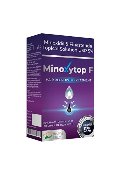 Healing Pharma Soluție Minoxytop F pentru căderea părului cu Finasteridă - 60ml
