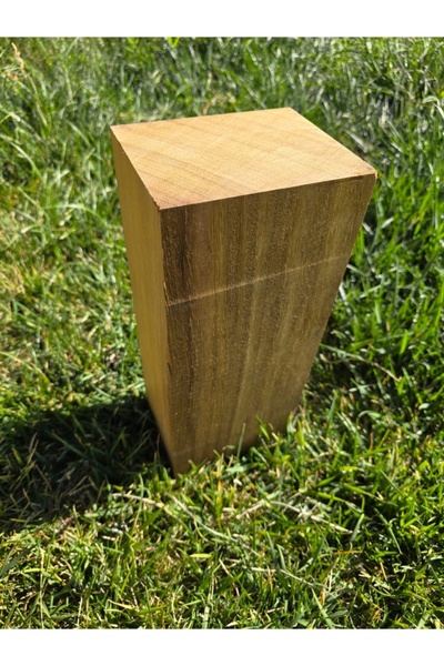 F&S WoodArt Iroko 36 X 17.5 X 9.5 cm Diy! Hobby DIY Wood Carving Lathe Cutting Board 1 Piece Wiped Clean Timber