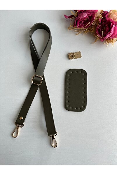 zg hobi aksesuar مجموعة حقائب محبوكة باللون الكاكي - طقم حقائب هاتف من الجلد ...