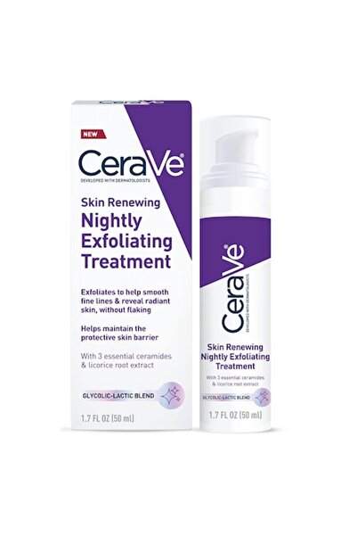 CeraVe Nightly Exfoliating Treatment Serum, Anti-Aging, 50ml