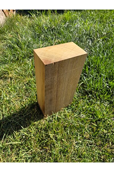 F&S WoodArt Iroko 35 X 17.5 X 9.5 cm Diy! Hobby DIY Wood Carving Lathe Cutting Board 1 Piece Wiped Clean Timber