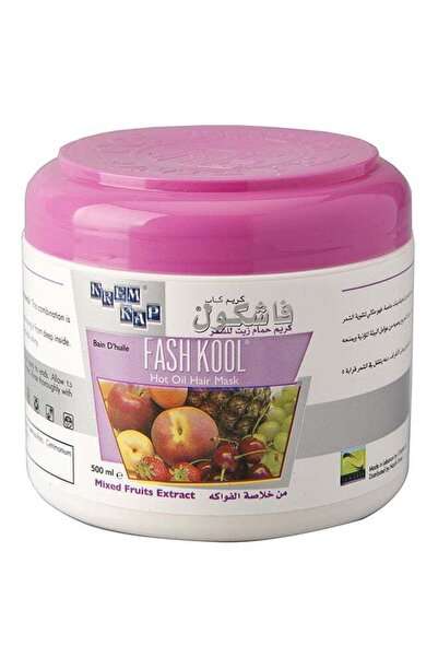 Fash Kool قناع الشعر بالزيت الساخن بخلاصة الفواكه المختلطة 500 مل
