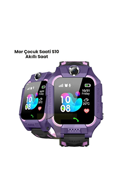 UCUZTEKNO S10 Mor Akıllı Çocuk Saati