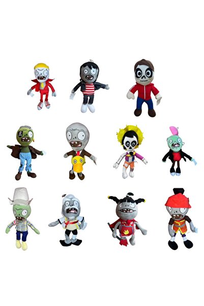 Gold Vitray Plants vs Zombies Plush Figure Set 11 pcs