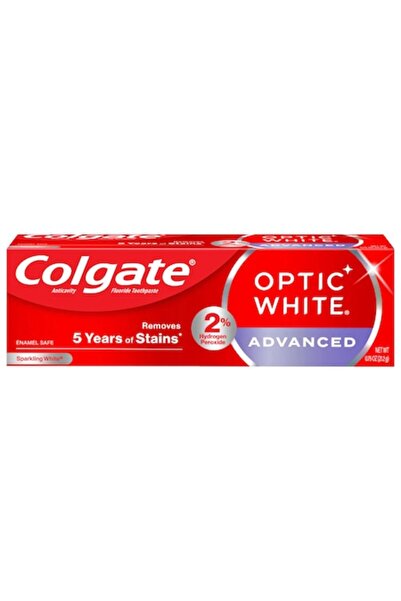 Colgate Zubní pasta Optic White Advanced, jiskřivě bílá, intenzivní bělení zu...
