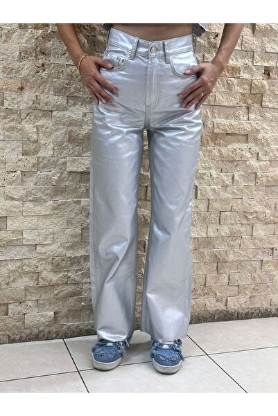 Gönülden Tasarım Silver Color Women's Pants